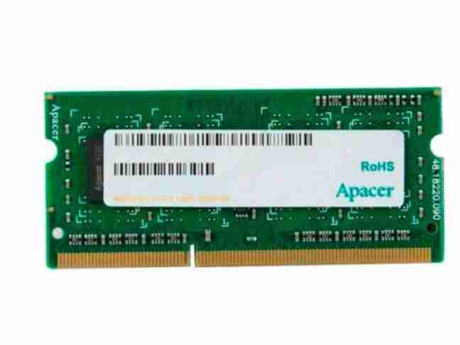 Модуль памяти Apacer DDR3 1600 2GB 1.5V SO-DIMM DS.02G2K.HAM