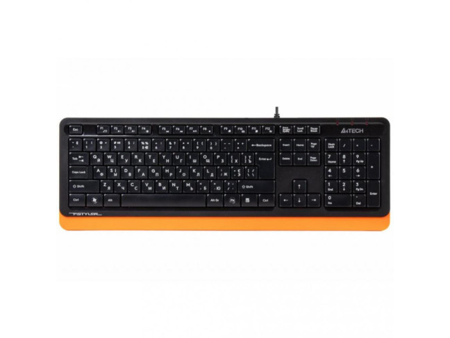 Клавиатура A4 Tech Fstyler FK10 Black/Orange