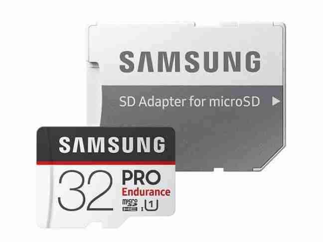 Карта памяти Samsung 32GB microSDHC C10 UHS-I PRO Endurance + SD адаптер MB-MJ32GA/APC