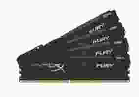 Модуль памяти Kingston DDR4 2666 64GB KIT (16GBx4) HyperX Fury Black HX426C16FB3K4/64