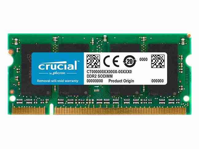 Модуль памяти Crucial SO-DIMM 2GB/800 DDR2  (CT25664AC800.Y16F) Ref