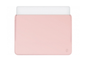 Чехол для ноутбука WiWU Case MacBook Air13/Pro13(2018) Skin Pro PU Leather Sleeve Pink