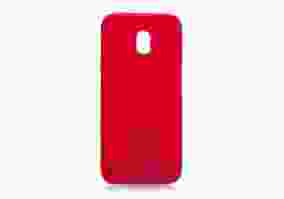 Силиконовый чехол-накладка SMTT для Samsung Galaxy J3 2017 J330 Red (15343)