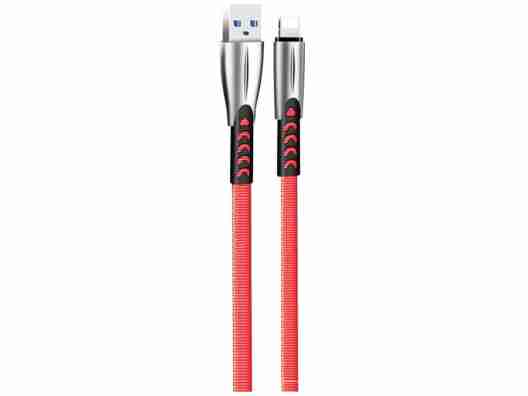 Кабель ColorWay USB-Lightning 2.4А 1м Red (CW-CBUL010-RD)