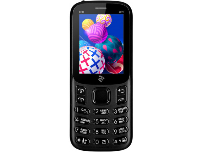 Мобильный телефон 2E E240 2019 Dual Sim Black