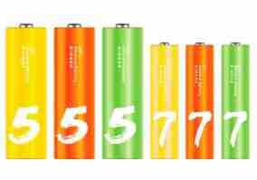 Батарейка ZMI Rainbow Z15AA/Z17AAA batteries (12+12 шт.) (LR24)