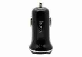 Автомобільний зарядний пристрій Hoco Z1 2.1A Black