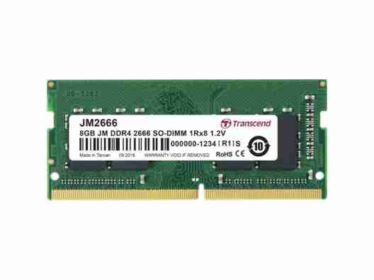 Модуль памяти Transcend 8 GB SO-DIMM DDR4 2666 MHz (JM2666HSG-8G)