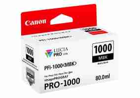 Струменевий картридж Canon PFI-1000MBK Matte Black (0545C001)