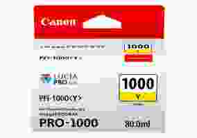 Струйный картридж Canon PFI-1000Y Yellow (0549C001)