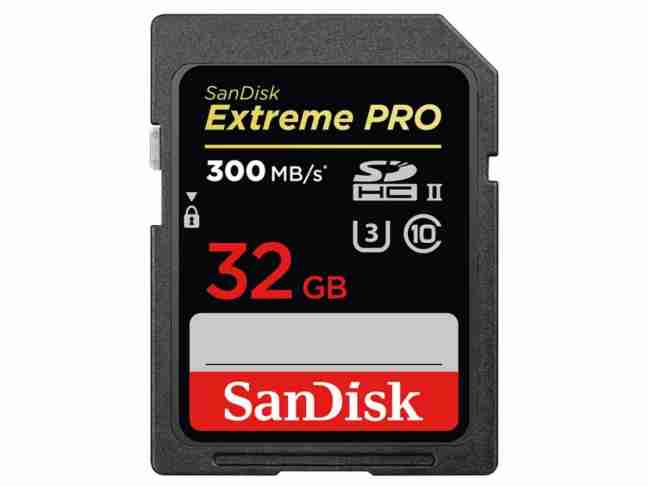 Карта памяти SanDisk 32 GB SDHC UHS-II U3 Extreme Pro (SDSDXPK-032G-GN4IN)