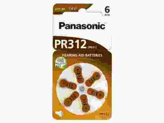 Батарейка Panasonic PR-312 BLI 6 (PR-312/6LB)