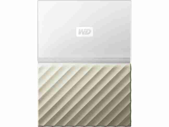 Жесткий диск WD HDD 2.5" USB 2.0TB  My Passport Ultra White/Gold (BFKT0020BGD-WESN)
