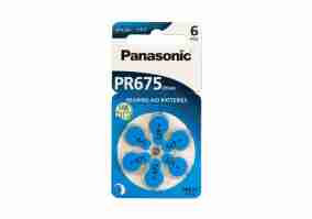 Батарейка Panasonic PR-675H BLI 6 (PR-675H/6LB)