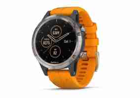Смарт-часы Garmin Fenix 5 Plus Sapphire Orange (010-01988-05/04)