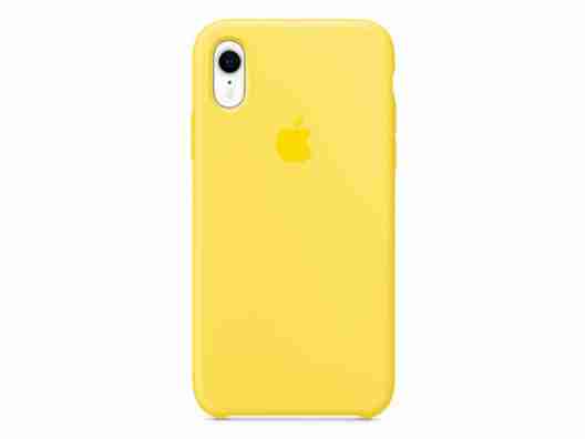 Чехол Apple Xr Silicone case original canary yellow