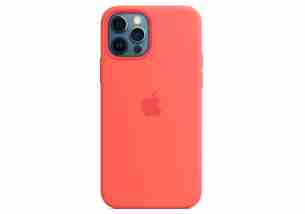 Чехол Apple Silicone Case for iPhone 12/12 Pro HQ Pink Citrus