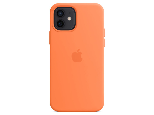 Чехол Apple Silicone Case for iPhone 12/12 Pro HQ Kumquat