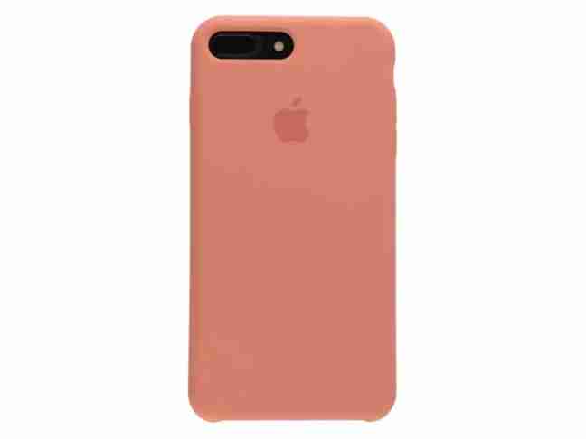Чехол Apple 7plus/8plus Silicone case original flamingo/begonia red
