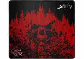 Коврик для мыши Xtrfy XTP1 f0rest Large, Black-Red (XTP1-L4-FO-1)