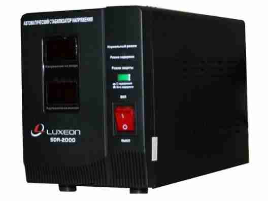 Стабилизатор напряжения Luxeon SDR-2000 Black