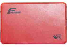 Внешний карман Frime для 2.5" SATA HDD/SSD Plastic USB 2.0 Red (FHE15.25U20)