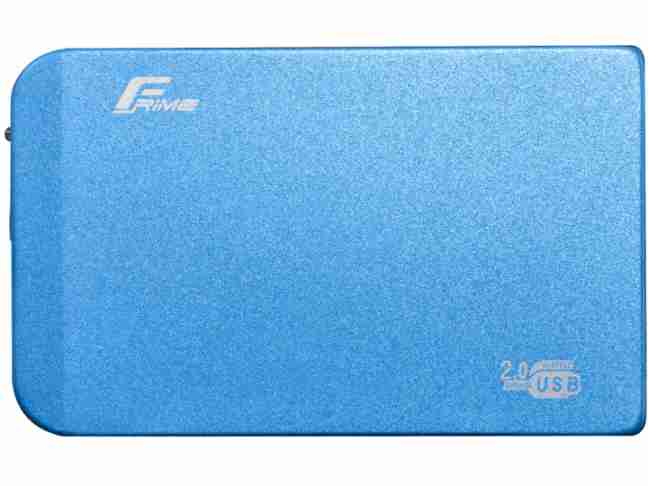 Внешний карман Frime для 2.5" SATA HDD/SSD Metal USB 2.0 Blue (FHE62.25U20)