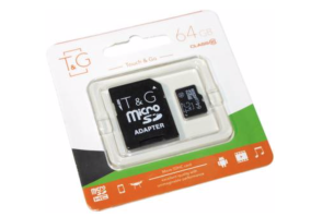 Карта пам'яті T&G 64 GB microSDXC Class 10 UHS-I (U1) + SD-adapter (TG-64GBSDCL10-01)