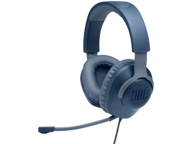 Гарнітура JBL Quantum 100 Blue (QUANTUM100BLU)