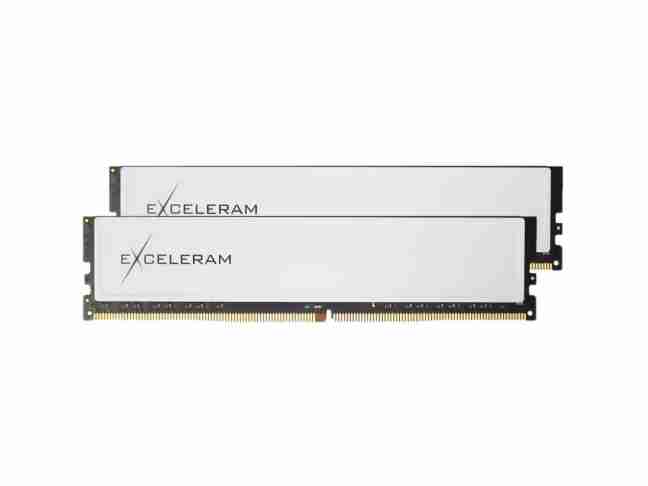 Модуль пам'яті Exceleram DDR4 16GB (2x8GB) 2666 MHz Black&White eXceleram (EBW4162619AD)