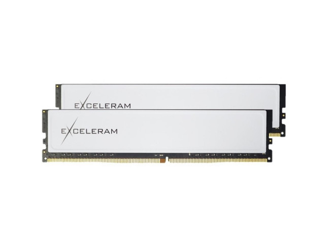 Модуль пам'яті Exceleram DDR4 16GB (2x8GB) 2666 MHz Black&White eXceleram (EBW4162619AD)