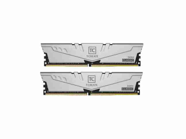 Модуль пам'яті Team DDR4 2х8GB 2666MHz T-Create Classic 10L Gray (TTCCD416G2666HC19DC01)