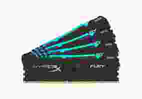 Модуль пам'яті HyperX 128 GB (4x32GB) DDR4 3600MHz FURY RGB (HX436C18FB3AK4/128)