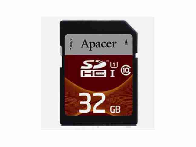 Карта пам'яті Apacer 32GB SDHC UHS-I Class10 RP (AP32GSDHC10U1-R)