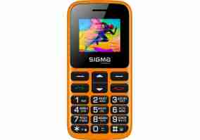 Мобільний телефон Sigma mobile Comfort 50 HIT Black-Orange