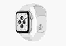 Cмарт-годинник Apple Series 6 GPS + LTE 40mm Silver Aluminum Case with White Sport Band (M06M3)