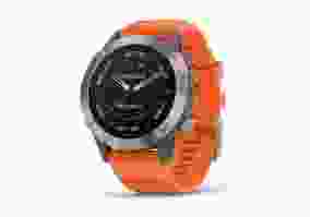 Смарт-часы Garmin Fenix 6 Pro Sapphire Titanium with Ember Orange Band