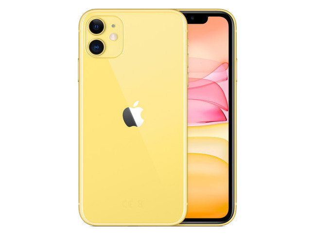 Смартфон Apple IPhone 11 256Gb (Yellow) (MWLP2)