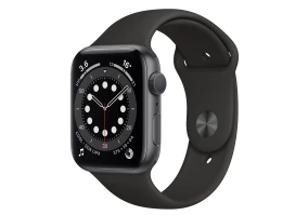 Смарт-годинник Apple Watch Series 6 GPS 44mm Space Gray Aluminum Case w. Black Sport B. (M00H3)