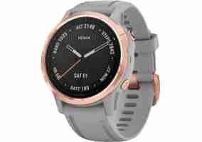 Смарт-часы Garmin Fenix 6S Rose Gold-tone with Powder Gray Band (010-02159-21/20)