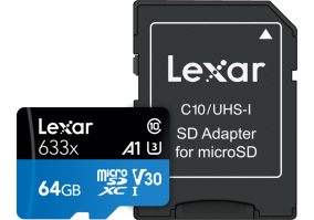 Карта памяти Lexar microSDXC 64GB X300 LSDMI64GBBEU300A
