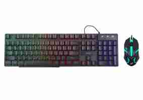 Комплект (клавиатура + мышь) Ergo MK-510 ENG / RUS / UKR Black