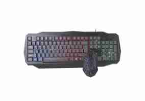 Комплект (клавиатура + мышь + коврик) PIKO GX50 BLACK USB (1283126506208)