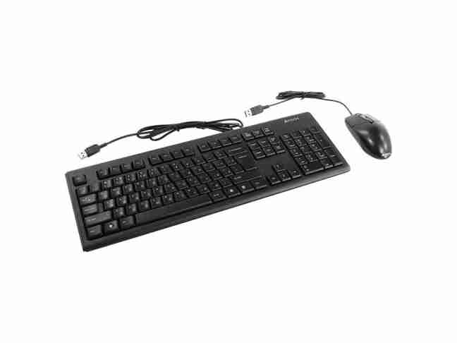 Комплект (клавіатура + миша) A4 Tech KRS-8372 Black USB
