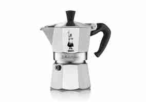 Гейзерная кофеварка Bialetti Moka Express 4 TZ Silver-black