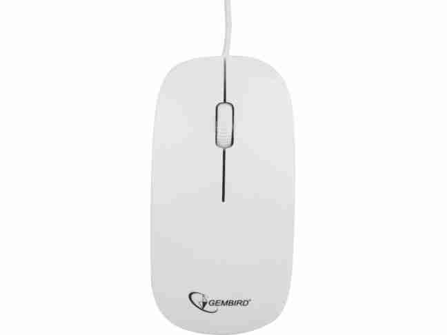 Мышь Gembird MUS-103-W White USB