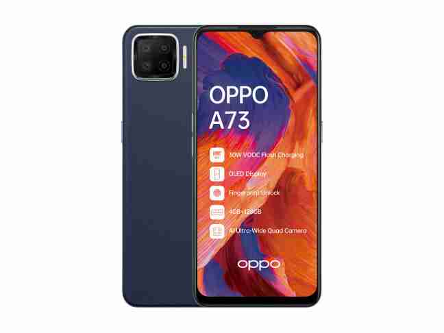 Смартфон OPPO A73 4/128GB Navy Blue (Global)