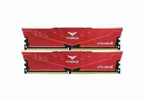Модуль памяти Team 16 GB (2x8GB) DDR4 3200 MHz T-Force Vulcan Z Red (TLZRD416G3200HC16CDC01)
