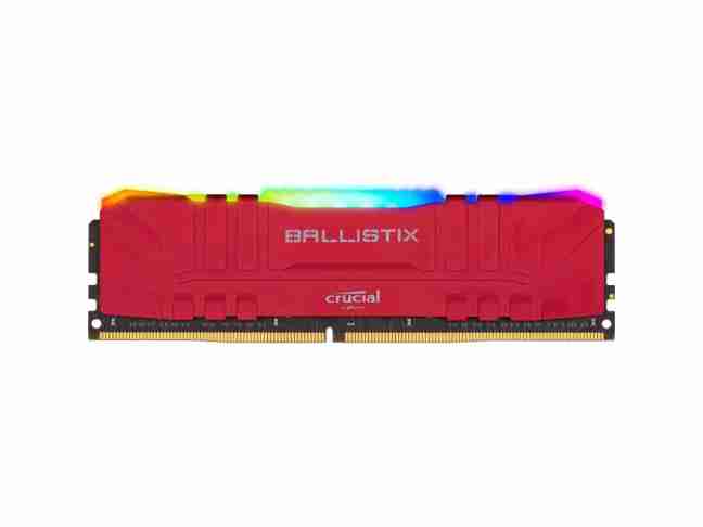 Модуль памяти Crucial DDR4 16GB 3000 Ballistix Red RGB C15-16-16 (BL16G30C15U4RL)