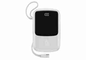 Внешний аккумулятор (Power Bank) BASEUS Q pow Digital Display 3A 10000mAh White (PPQD-A02)